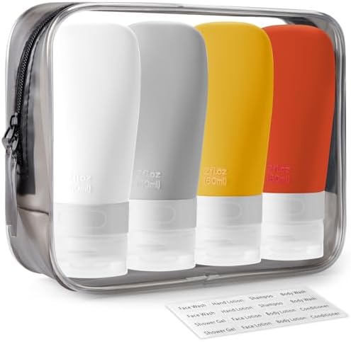 INSFIT Travel Bottles for Toiletries, TSA Approved 3oz Travel Size Containers by INSFITPortableTravelBottles