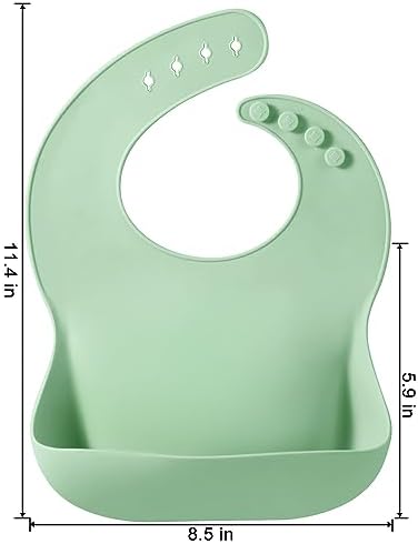 PandaEar Silicone Baby Feeding Set, 6-12 Months, Bib Plate Bowl Cup Spoon - Image 3