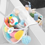 UNEEDE 2-Compartment Mesh Bath Toy Organizer, Easy Access by UNEEDE