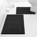 HOMEIDEAS Bathroom Rugs Sets 2 Piece, Super Soft and Absorbent Non Slip by HOMEIDEAS
