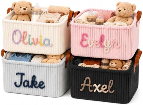 Personalized Baby Storage Basket by UOZGUY