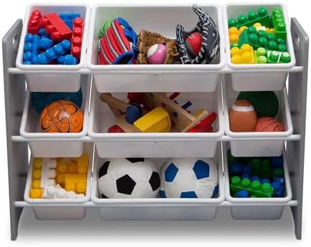 Delta Children MySize 9 Bin Plastic Toy Organizer - Image 4