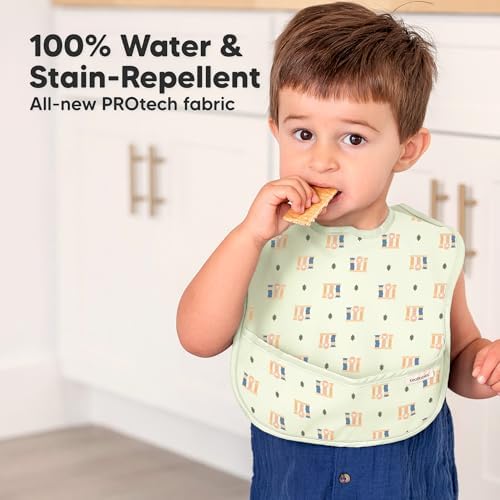 KeaBabies 3-Pack Waterproof Baby Bibs - Image 2