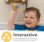 Nuby Bubbly Buds Interactive Bath Set - Image 4