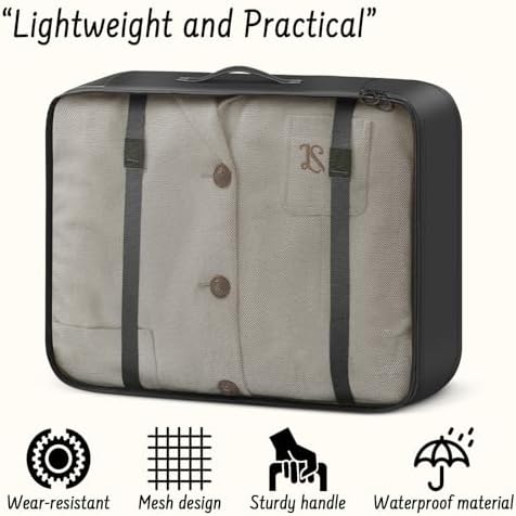 8 Set Packing Cubes for Travel Suitcase Organizer Bags Luggage Packing Cubes - Image 2