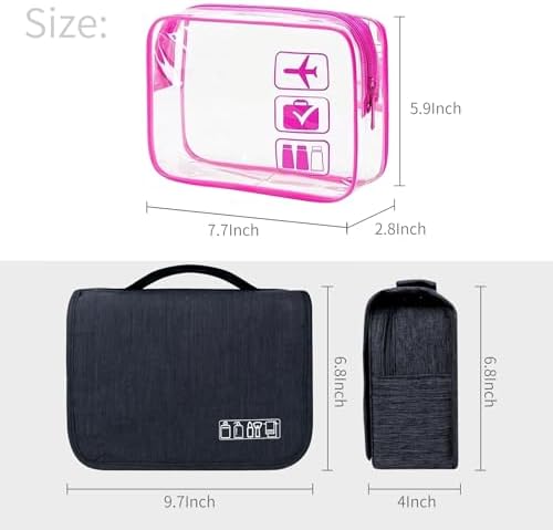 Lcsmaokin Large Capacity Toiletry Bag Travel Bag - Image 3