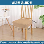 Smiry Waterproof Seat Covers for Dining Room Chairs - Image 2