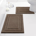 HOMEIDEAS Bathroom Rugs Sets 2 Piece, Super Soft and Absorbent Non Slip by HOMEIDEAS