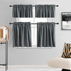DONREN Medium Grey Valance -Basement Valances - Image 5