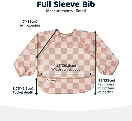 Tiny Twinkle Long Sleeve Bib for Babies & Toddlers | Waterproof Smock Bib for - Image 3