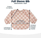 Tiny Twinkle Long Sleeve Bib for Babies & Toddlers | Waterproof Smock Bib for - Image 3