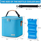Breastmilk Cooler Bag with Ice Pack Fits 6 Baby Bottles Up to 9 Ounce, Baby - Image 5