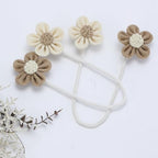 KLOGTSIND Flower Curtain Tiebacks, Decorative Curtain Holdbacks No Drill - Image 6