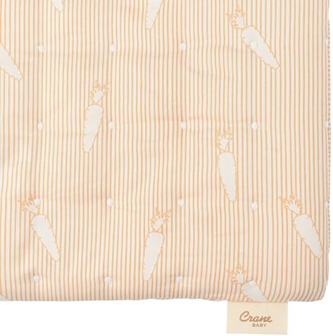 Crane Baby Clementine Changing Pad Cover, Cotton Sateen Quilted Diaper Changing - Image 3