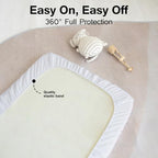 Bassinet Mattress Pad Cover for Baby Delight Beside Me Dreamer Bassinet - Image 2