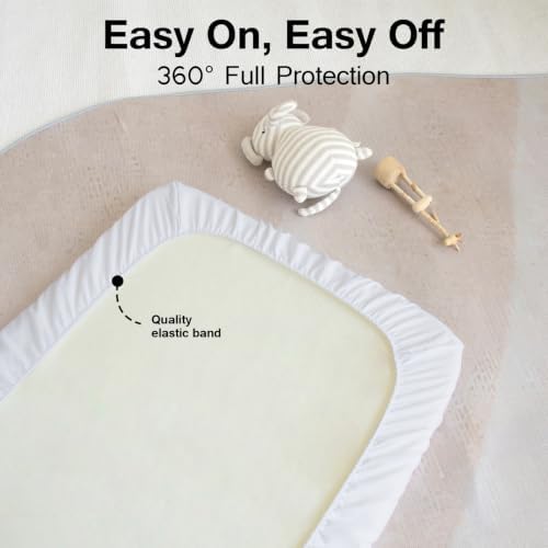 Bassinet Mattress Pad Cover for JevrJeur Baby Bassinet Bedside Bassinet - Image 2