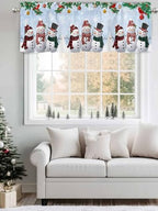 Vandarllin Christmas Kitchen Curtains Valances - Image 4
