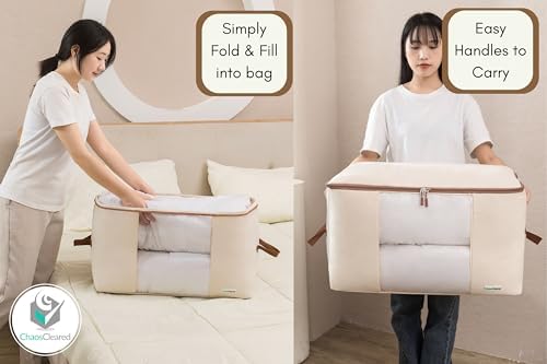 Chaos Cleared Canvas Storage Bags Designer Organizer - Image 3