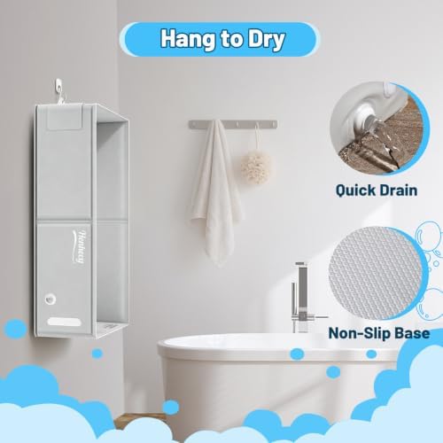 Collapsible Baby Bathtub, Travel Bathtub - Image 4