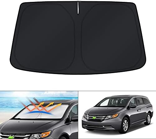 KUST Windshield Sun Shade for Honda Odyssey Mini Van 2011-2015 2016 2017 by KUST
