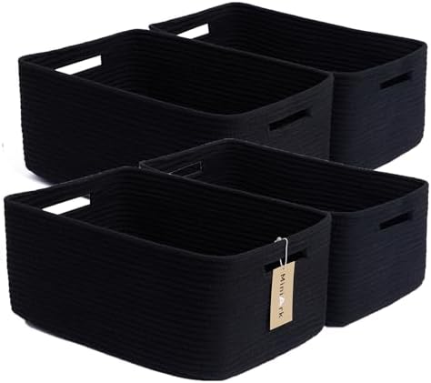 MiniArk Large Storage Baskets for Organizing, Baby Nursery, Toy Bins Box by MiniArkStorageBasketsHome