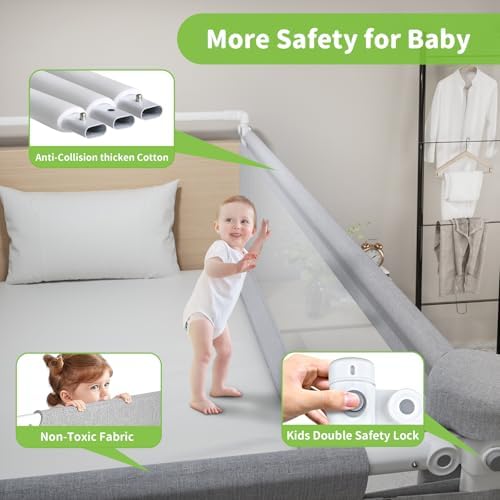 3-Piece Twin Size Bed Rail for Toddlers - Image 5