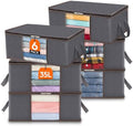 Lifewit 6 Pack Clothes Storage Bag, Foldable Storage Bin Closet Organizer by Lifewit