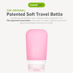 humangear GoToob+ | Refillable Silicone Travel Bottle | Locking Lid | Food-Safe - Image 2