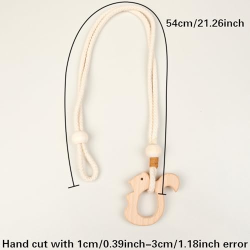 2 Pack Wooden Curtain Tiebacks - Image 7