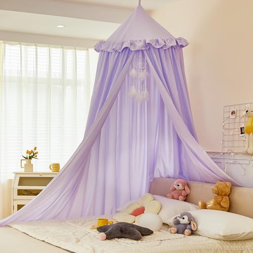 Princess Decor Canopy for Kids Bed, Soft and Durable Bed Canopy for Girls Room by Dix-Rainbow