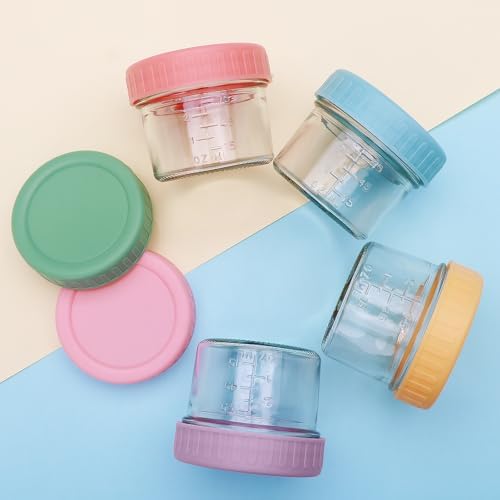 Accguan 16Pack Glass Baby Food Storage Containers, 4oz Glass Baby Food Jars - Image 4