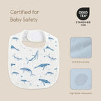 6-Pack Muslin Baby Bibs for Drooling & Teething, Absorbent Bib - Image 5