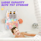 Goowin Bath Toy Storage Holder, Large Openings Bath Toy Organizer, Large - Image 2