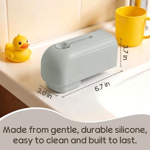 Roslim Baby Bathtub Faucet Cover, Upgraded Silicone Bath Faucet Cover - Image 3