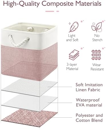 Patvingot 13-Inch Fabric Cube Storage Bins - Image 3
