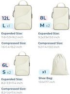 Bagsmart Compression Packing Cubes, Travel Bag Cruise Ship Essentials - Image 2