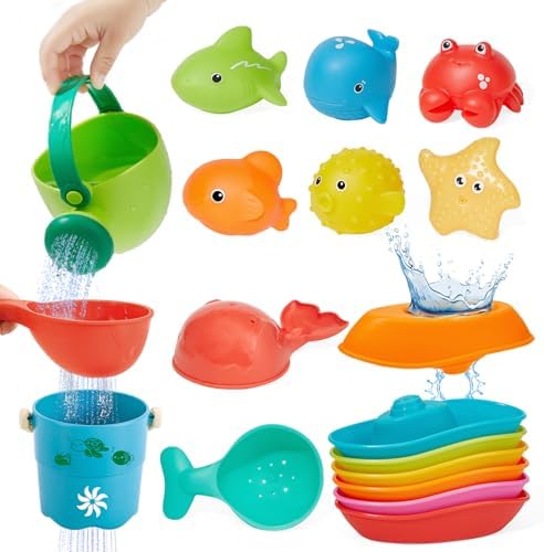 Baby Bath Toys for Kids Ages 1-3 by AMCHSURI