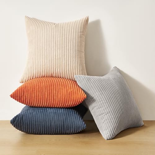 Topfinel Blue and Yellow 24x24 Boho Nordic Couch Throw Pillow Covers Decorative - Image 7