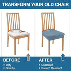 Smiry Waterproof Seat Covers for Dining Room Chairs - Image 7