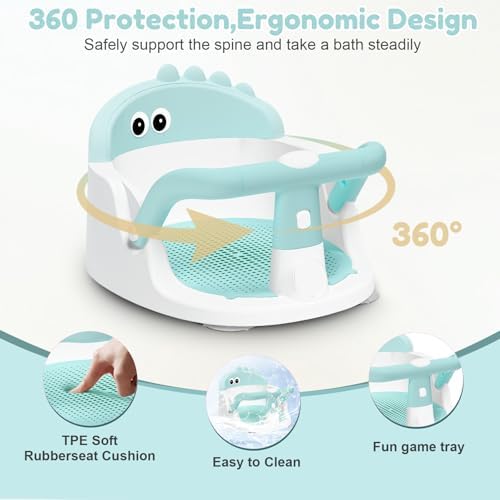 Baby Bath Seat for Babies 6 Months & Up Sitting Up - Image 4
