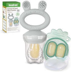Haakaa Baby Fruit Food Feeder & Mini Freezer Nibble Tray Combo, Breastmilk by haakaa