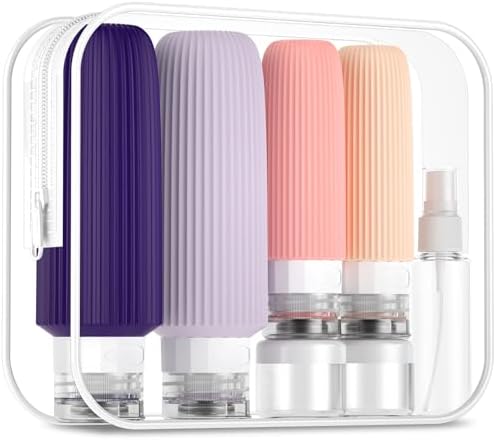 Mrsdry 16 Pack Travel Bottles for Toiletries, Large 6oz Silicone Travel by Mrsdry
