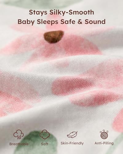 Yoofoss 2-Pack Baby Crib Sheets - Image 2
