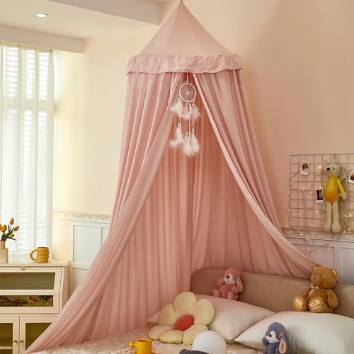 Princess Decor Canopy for Kids Bed, Soft and Durable Bed Canopy for Girls Room by Dix-Rainbow