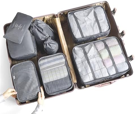 LANSKLBD 6/8 Set Packing Cubes for Suitcases Travel Luggage Packing Organizers - Image 7