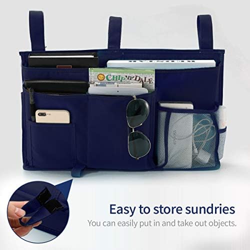 Bseash Bunk Bed Organizer, Bedside Caddy Hanging Bed Organizer Storage Bag 8 - Image 4
