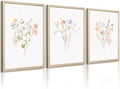 Nursery Wildflower Wall Art Girl Flower Canvas Wall Decor Floral Nursery Art by Unknown