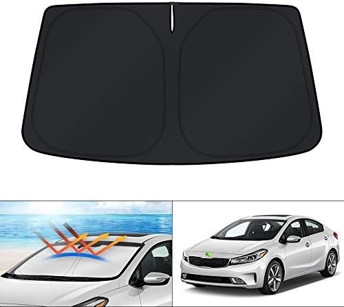 KUST Windshield Sun Shade for Kia Forte 2014 2015 2016 2017 2018 Accessories by KUST