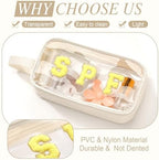 Kacctyen Spf Letter Clear Makeup Bags - Image 3