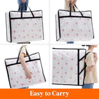 Lifewit 3 Pack Clear Clothes Storage Bags, 110L Plastic Blanket Storage Bag - Image 6
